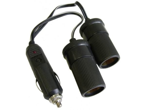 HP biltilbehør dobbel fordelersats, tillatt maks. belastning strøm 10 A, passer til (detaljer) 12 V sigarettenner / fordeler 12 V, 24 V