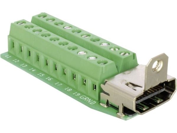 DeLOCK Adapter HDMI female > Terminal Block 20pin, 20pin