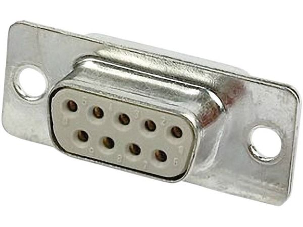Harting 09 67 209 4704, D-Sub 1, Grå, Metallisk, Polybutylentereftalat (PBT), Kobberlegering, 10 mO, 1000 V