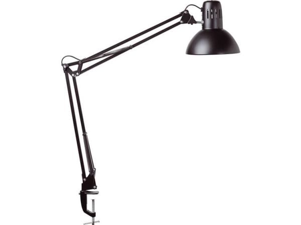 LED desk lamp study desk clamp, black
