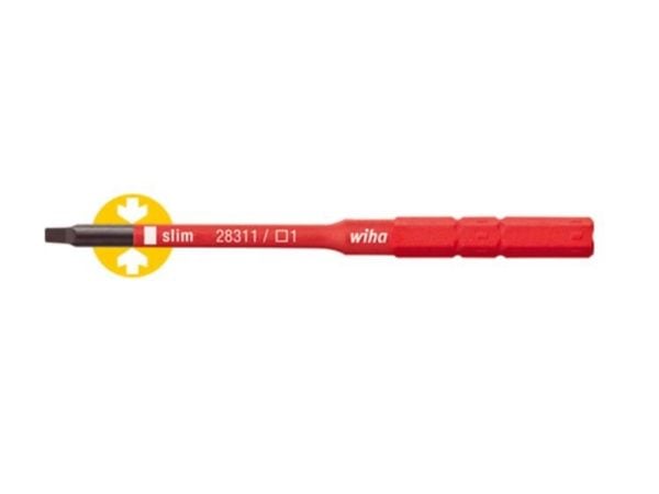 Wiha slimBit, 1 stykker, firkant, 75 mm, 8,83 g