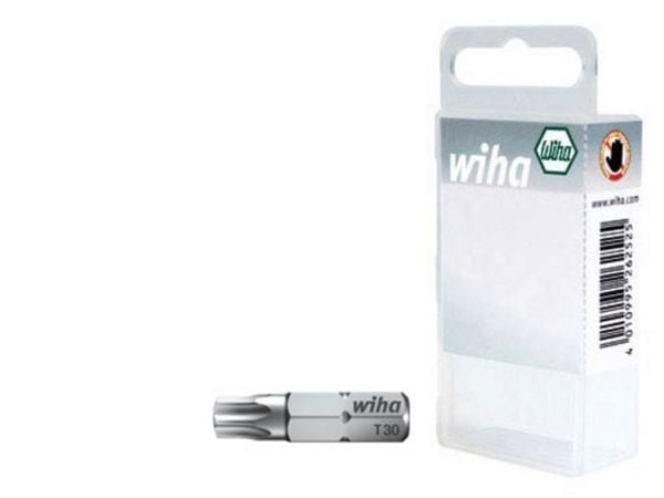 Wiha bits 25 mm, 1/4", TORX® T25, 10 stk. i boks