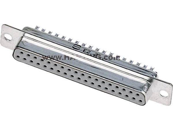 Harting 09 67 225 4704 D-SUB-nastalista 180 ° Poltal: 25 Loddekop 100 kpl