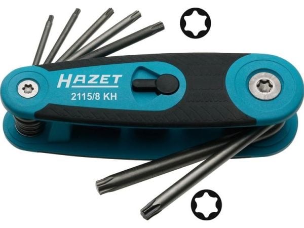 Hazet Torx-kulmaruuvimeisselisarja 8 kpl