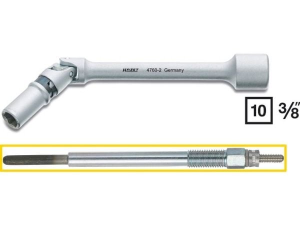 Hazet 4760-2 skrumtrekker 3/8 (10 mm) 142 mm 1 stk