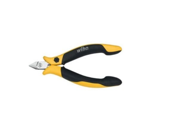 Wiha Z 40 3 04, Diagonal tang, Kull stål, Svart, Gult, 115 mm, 64 g