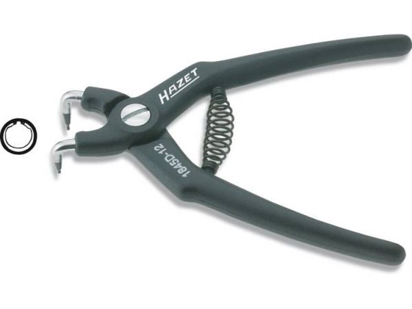 HAZET 1845D-19, Pyöröpihdit, musta, 17 cm, 111 g, Saksaa
