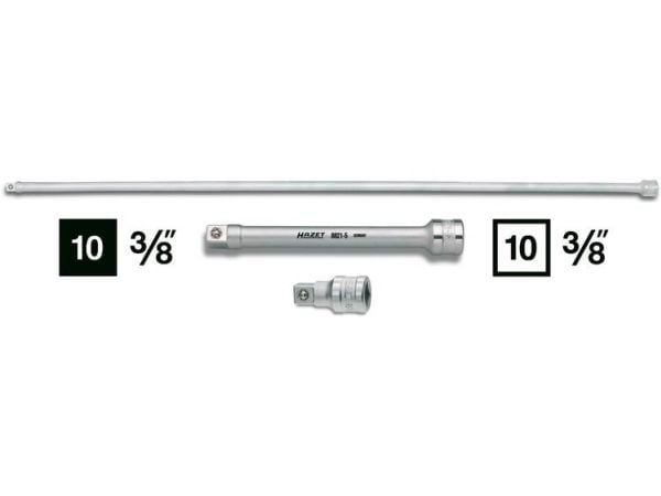HAZET 8821-10, Stikkontakt, 3/8", Metrisk/imperisk, 1 hoder, 10 mm, 3/8"