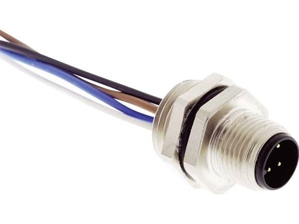 Harting 21 03 311 1402 Anturin/toimilaitteen liitin uppoasennukseen M12 Liitin, uppoasennus Navat (RJ): 4 1 kpl