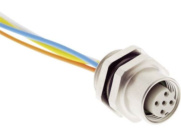 Harting 21 03 371 2403 Anturin / toimilaitteen liitin uppoasennukseen M12 Liitäntä, uppoasennus Napaluku (RJ): 4 1 kpl 1 kpl