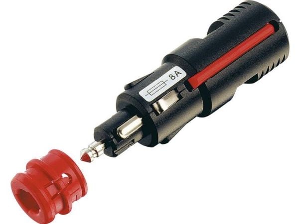 ProCar universell sikkerhetskontakt tillatt belastning strøm maks.=8 A passer til (detaljer) sigarettenner og standard stikkontakt 12 V, 24 V