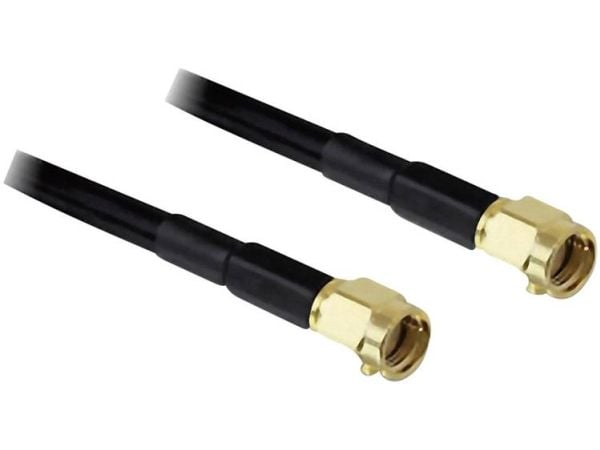Delock antennekabel RP-SMA plugg > RP-SMA plugg LMR/RF195 2 m