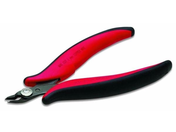Cimco 101038, Diagonal tang, Plast, Sort, Rød, 129 mm
