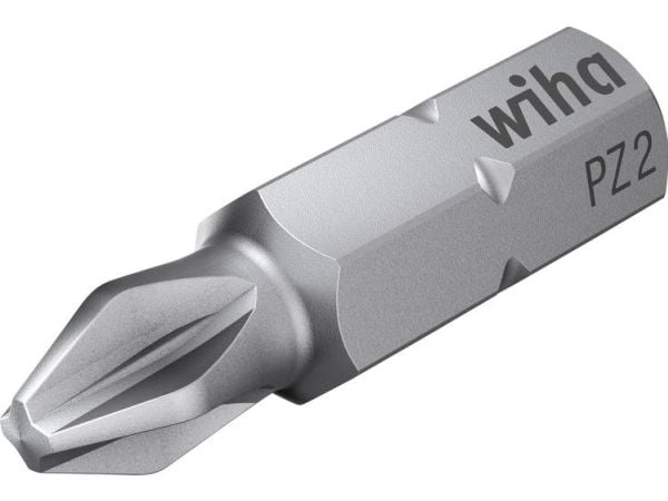 Wiha 7012 Z, 3 stykker, Pozidriv, PZ2, 25 mm, 5,1 g, Sekskantet