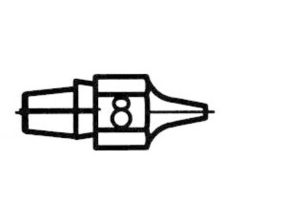 Weller DX 118 loddesugedyse varmluftsdyse, spissstørrelse 0,7 mm, spisslengde 18 mm, 1 stk