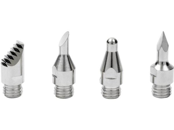 Dremel 204, Tilbehørssett for pyrografi (tupper), Dremel, VersaTip, 590 °C, Rustfritt stål, Metall
