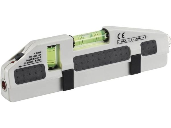 Laserliner 025.03.00A, 50 m, 0,5 mm/m, Sort, Hvit, 1,5 V, 210 mm, 59 mm