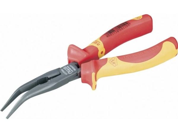 NWS 1411-69-VDE-205 VDE telefon- gripe 45° bøyd 20,5 cm