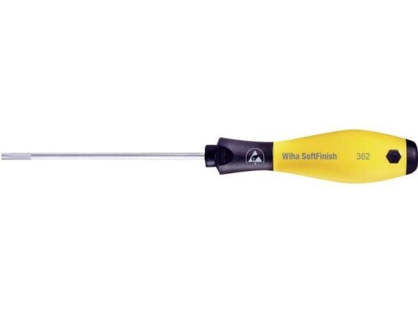 Wiha 362ESD, 16,4 cm, 32 g, Svart, Gul