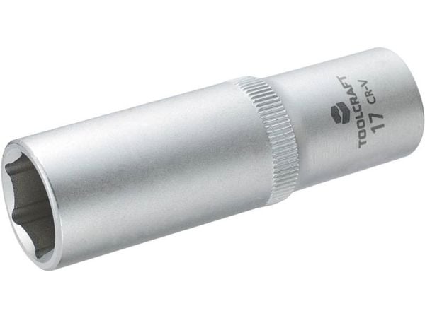 TOOLCRAFT 816182 utvendig sekskant topnøkkelinnsats 17 mm 1/2 (12,5 mm)