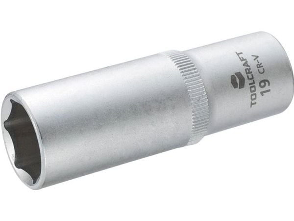 TOOLCRAFT 816184 utvendig sekskant toppnøkkelinnsats 19 mm 1/2 (12,5 mm)