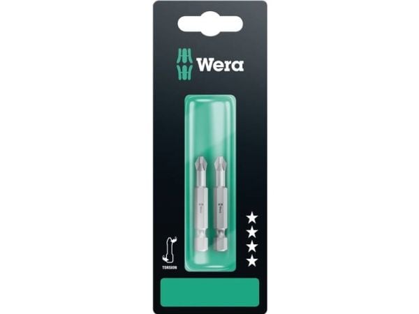 Wera 851/4 TZ SB SiS 05134382001 kryssbits PH 3 verktøystål, legert, slitesterk F 6,3 2 stk