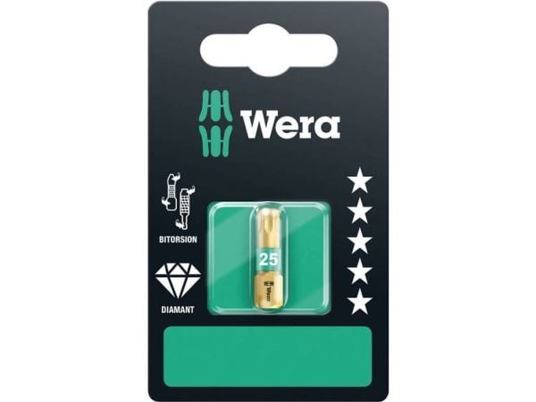 Wera 867/1 BDC SB SiS 05134374001 Torx-piikki T 10 Työkaluteräs Seos, timanttipinnoitettu D 6,3 1 kpl 1 kpl