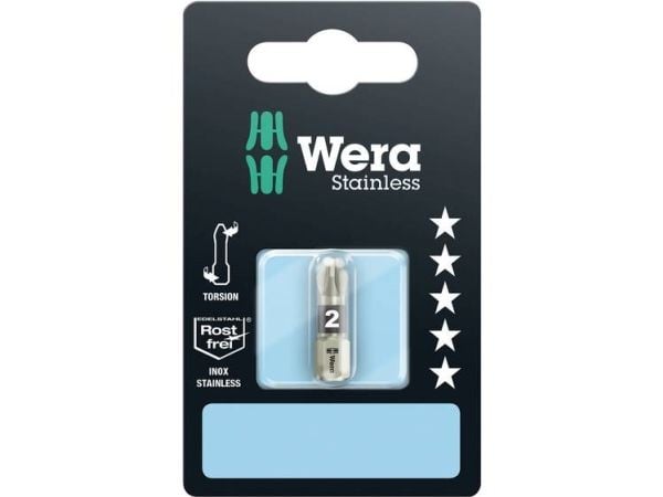 Wera 3855/1 TS SB SiS 05073613001 kryss spor-bits PZ 1 rustfritt stål D 6,3 1 stk