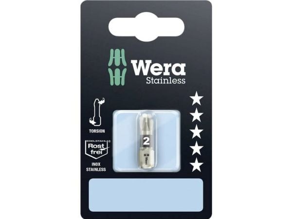 Wera 3855/1 TS SB SiS 05073614001 kryssfordypnings-bit PZ 2 rustfritt stål D 6,3 1 stk