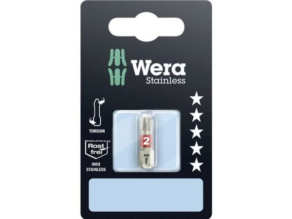 Wera kryssbits PH 2 3851/1 TS SB rustfritt stål D 6.3 (05073611001) (1 stk.)