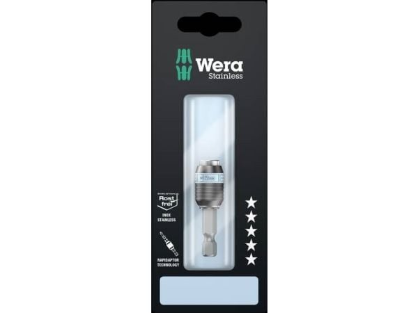 Wera 3888/4/1 K SB, Rustfritt stål, Sekskanttange, 25,4 / 4 mm (1 / 4"), 50 mm