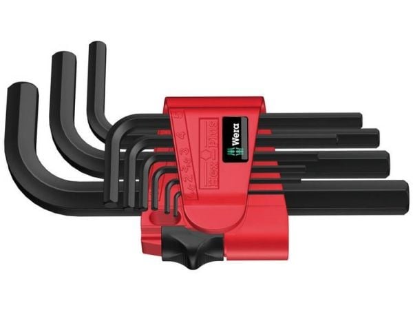 Wera 05021737001, L-formet hex-nøkkelsett, Metrisk, 7 stykker, 1.5,2,2.5,3,4,5,6,8,10 mm, 25 mm, 83 mm