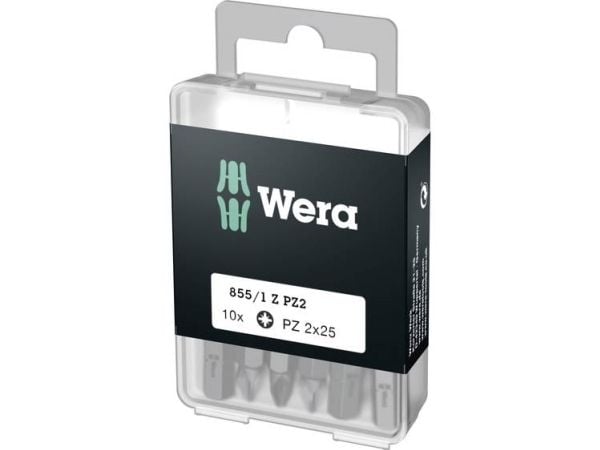 Wera 855/1 Z DIY SiS 05072404001 Ristikkäisleikkuuterä PZ 2 Työkaluterästä kulutusta kestävä D 6,3 10 kpl