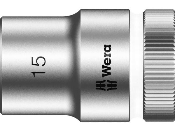 Wera 8790 HMC, Stikkontakt, 1/2", Metrisk, 1 hoder, 15 mm, 2,4 cm