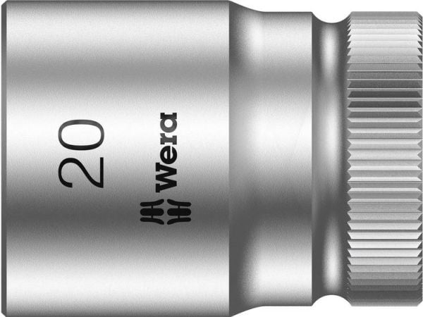 Wera 8790 HMC, Stikkontakt, 1/2", Metrisk, 1 hoder, 20 mm, 2,6 cm