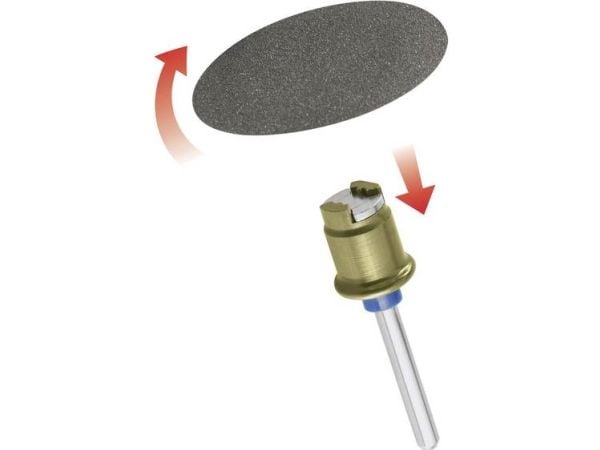Dremel SC411, Slipeskive, Universell, Sort, 3 cm, 6 stykker