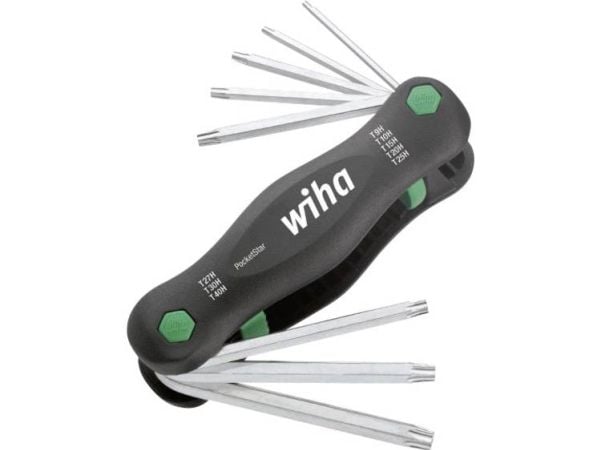 Wiha 363TRP8 vinkelskrujernsett TORX BO, stor 8 deler