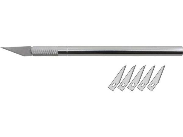 Donau Elektronik MS01 precisions- och hobbykniv silver