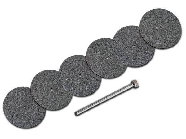 Donau Elektronik kappskiver rette, 22 mm 1,7 mm, 6 stk