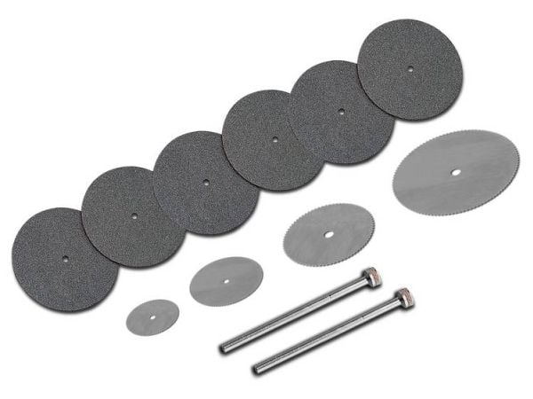 Donau Elektronik skjæreskiver-sett 1739, 10 deler, 22 mm, 1,7 mm