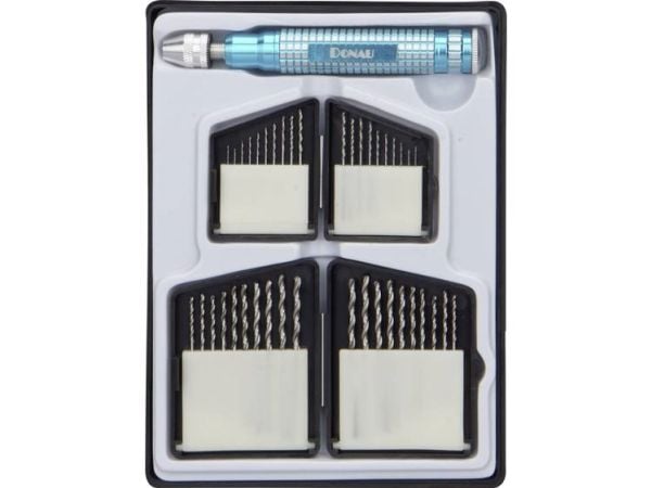 Donau Elektronik HSS250 spiralbor-set metall 0,3 til 2 mm