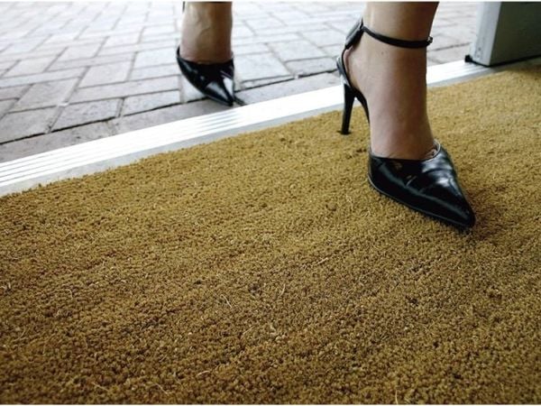 COBA Europe CM050006 coir matta för skoskydd (L x B x H) 100 x 50 x 17 mm ljusbrun