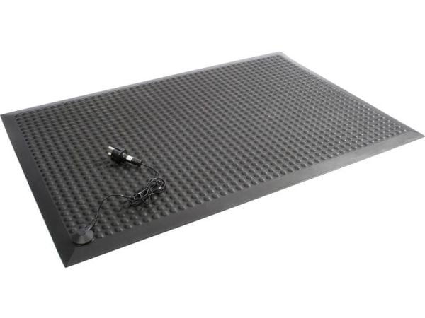 COBA Europe SE010001ESD ESD-matte til arbeidsplass 0,9 m x 0,6 m x 15 mm sort