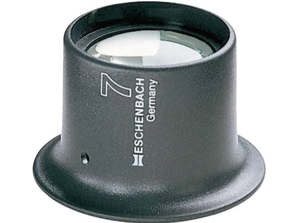 Eschenbach 11245 urmakerlupe forstørrelsesfaktor 5 x, linsestørrelse (Ø) 25 mm antrasitt