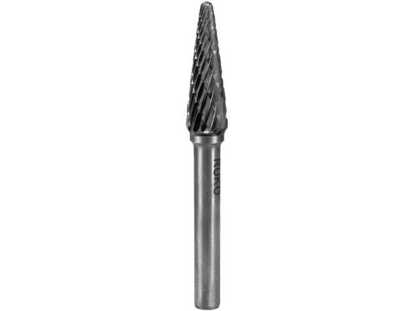 RUKO frässtift 116234 hårdmetall kon 8 mm arbetlslängd 25 mm skaftdiameter 6 mm