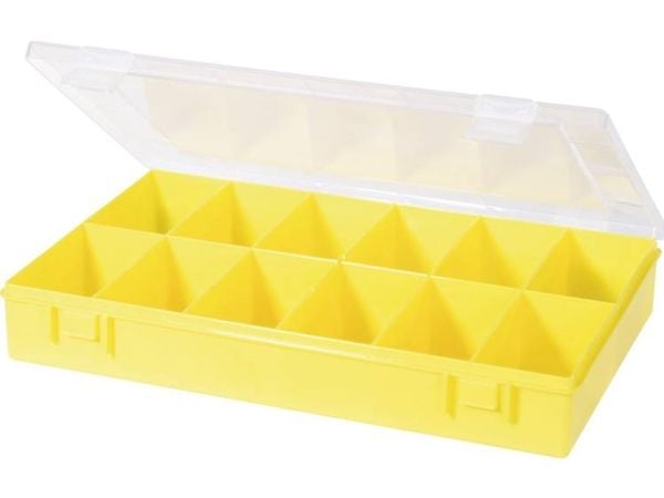 Hünersdorff Hünersdorff Lajittelulaatikko (L x S x K) 335 x 225 x 55 mm Lokeroiden lukumäärä: 12 Kiinteä alajako 1 kpl