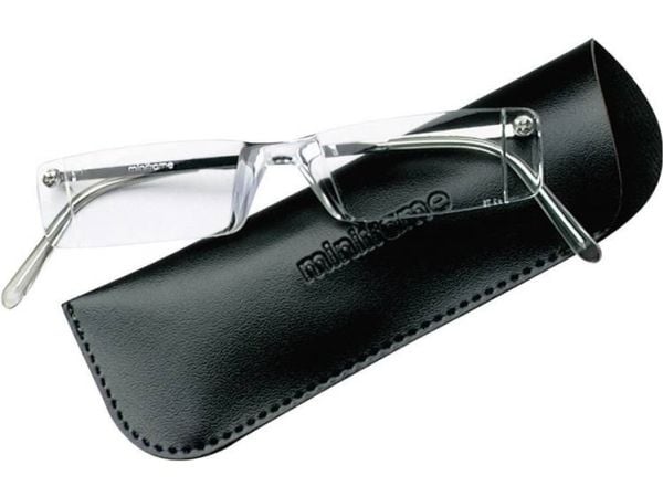 Eschenbach MiniFrame2, Unisex, Rektangel, Full rim, Plast, Translucent, Metallisk