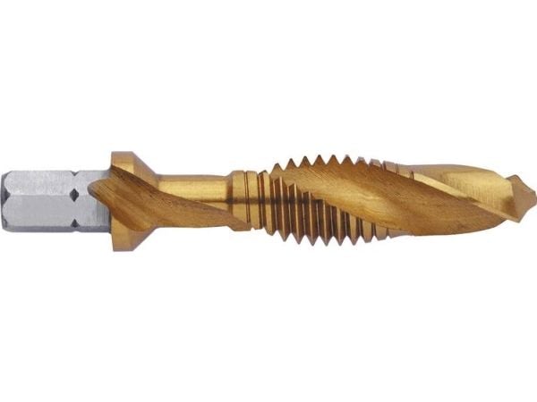Exact 5925 Kombigevindbor metrisk M8 1.25 mm Højreskæring DIN 3126 HSS 1 stk