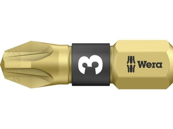 Wera 855/1 BDC PZ, 1 stykker, Pozidriv, PZ 3, 25 mm, 7 mm, 7 mm