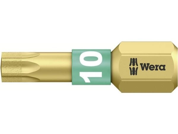 Wera 867/1 BDC TX10X25 05 066100 001 Torx-piikki T 10 Työkaluteräs Seos, timanttipinnoitettu D 6,3 1 kpl 1 kpl
